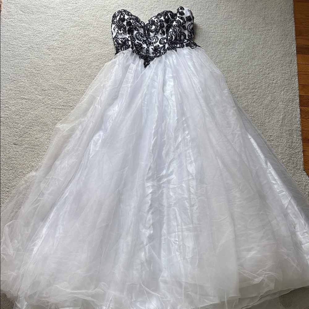 Cecily Brown Strapless Ball Gown Prom Bridal